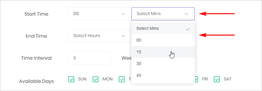 Appointment Booking_Time Interval