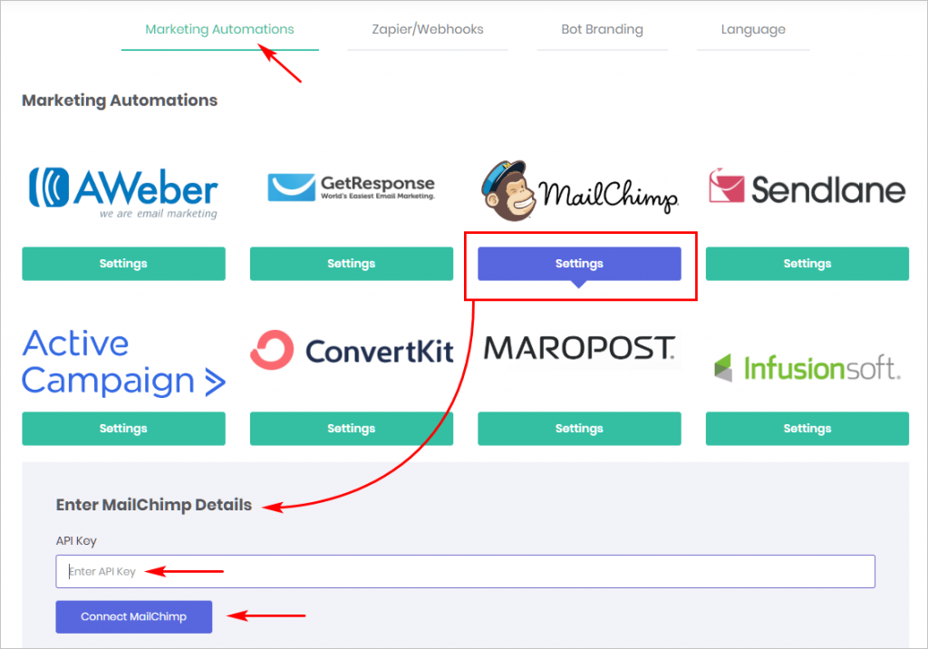 Mailchimp_settings