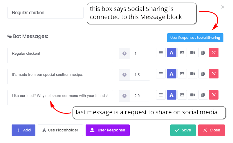 User Response_Social sharing