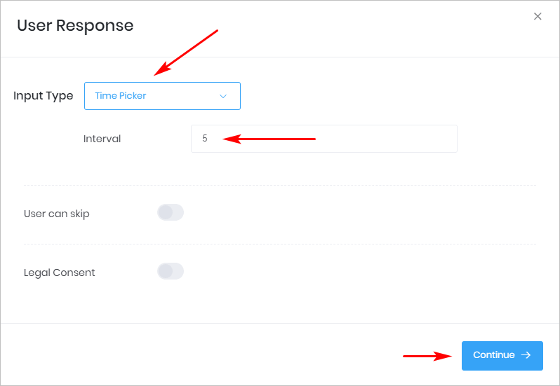 Time picker_Interval