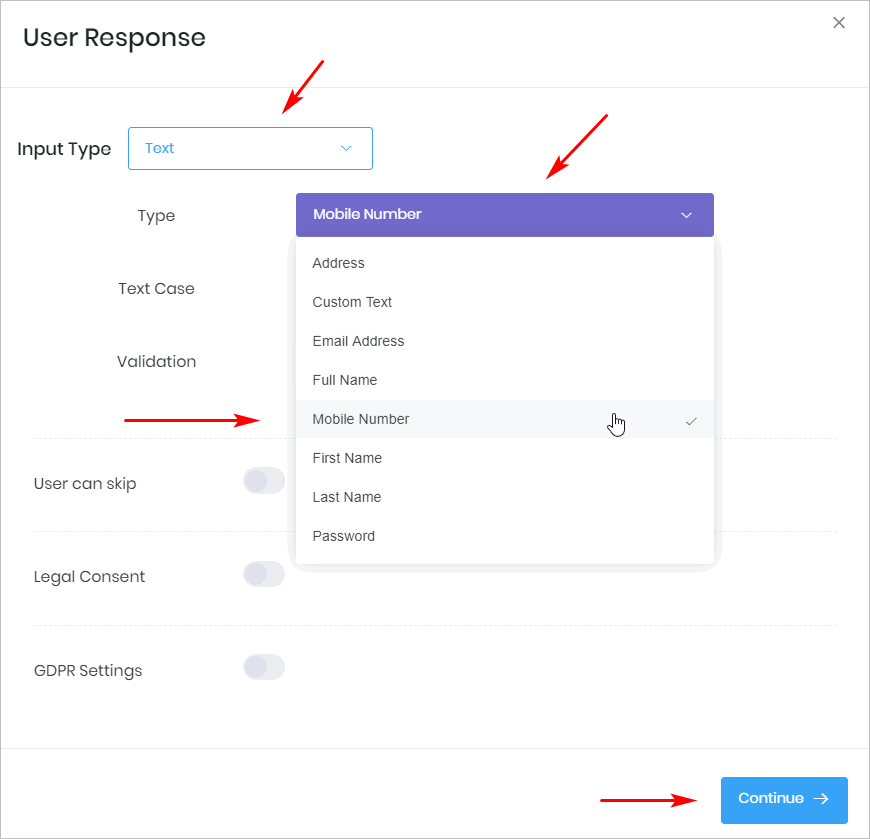 User Response_Mobile Number