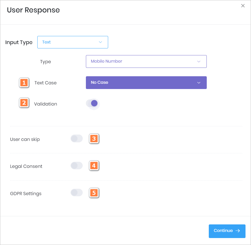 User Response_Mobile Number