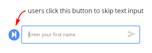 Input Skip Button