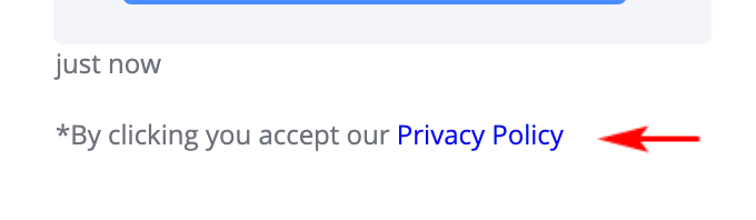 Privacy Policy Settings